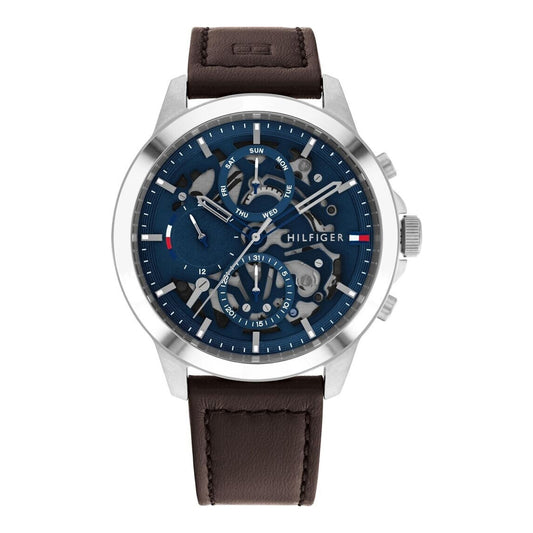 tommy-hilfiger-henry-1710476-herrenuhr-blaues-skelett-zifferblatt-and-leder-markenuhren-jlr-design-1 - JLR Design
