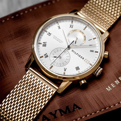 tommy-hilfiger-kane-1710403-herrenuhr-goldene-multifunktion-in-perfektion-markenuhren-jlr-design-6 - JLR Design