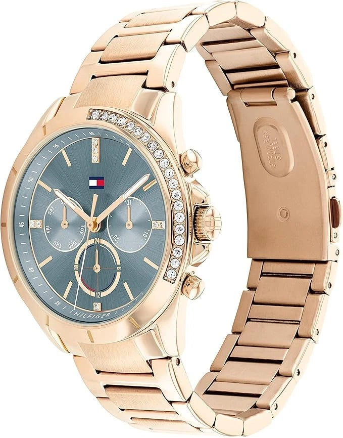 tommy-hilfiger-kennedy-1782386-damenuhr-rosegoldene-brillanz-mit-multifunktion-markenuhren-jlr-design-2 - JLR Design