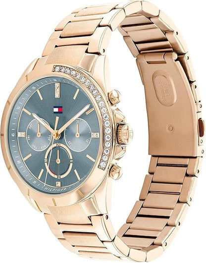 tommy-hilfiger-kennedy-1782386-damenuhr-rosegoldene-brillanz-mit-multifunktion-markenuhren-jlr-design-2 - JLR Design