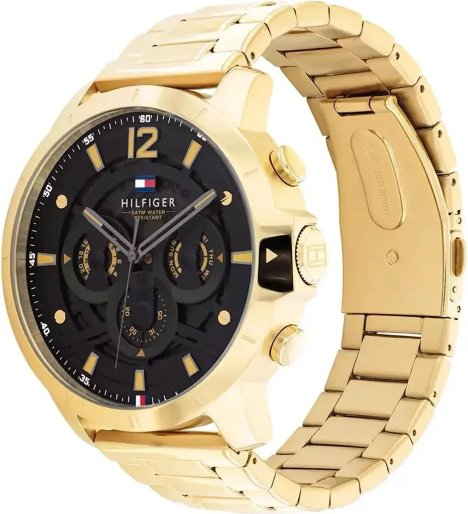 tommy-hilfiger-luca-1710511-herrenuhr-gold-or-schwarzes-teilskelettiertes-zifferblatt-markenuhren-jlr-design-3 - JLR Design