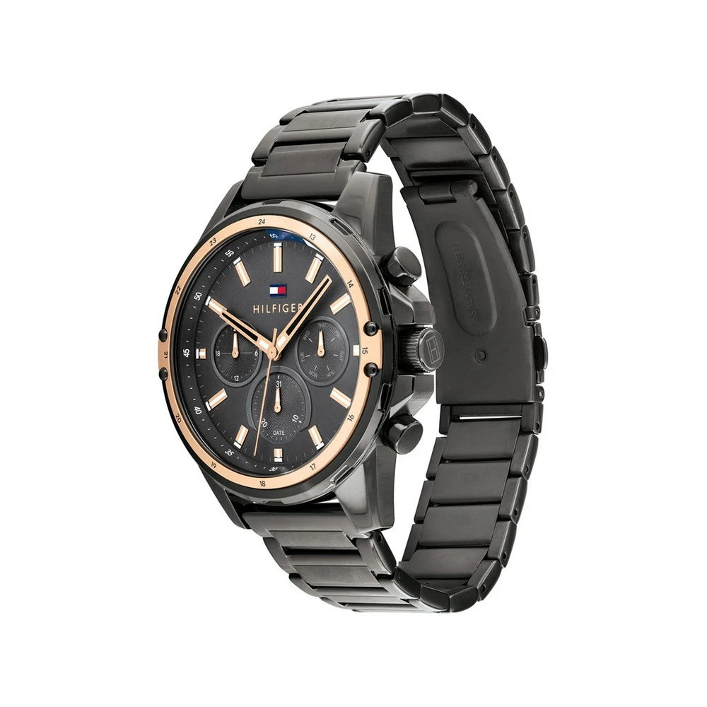 tommy-hilfiger-mason-1791790-herrenuhr-multifunktion-schwarzrosegold-markenuhren-jlr-design-5 - JLR Design