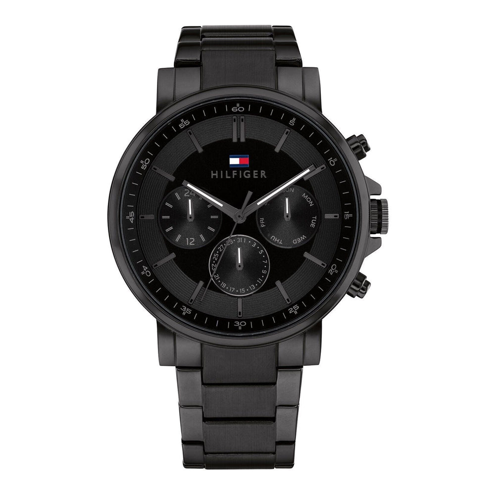 tommy-hilfiger-tyson-1710590-herrenuhr-elegante-multifunktion-in-schwarz-markenuhren-jlr-design-1 - JLR Design