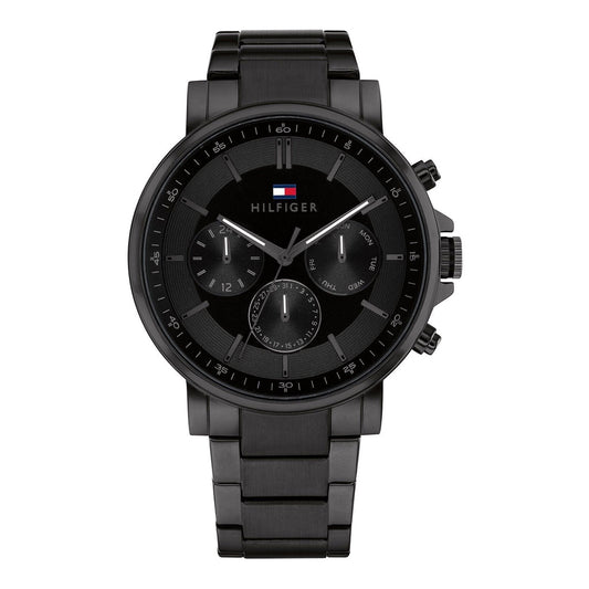tommy-hilfiger-tyson-1710590-herrenuhr-elegante-multifunktion-in-schwarz-markenuhren-jlr-design-1 - JLR Design