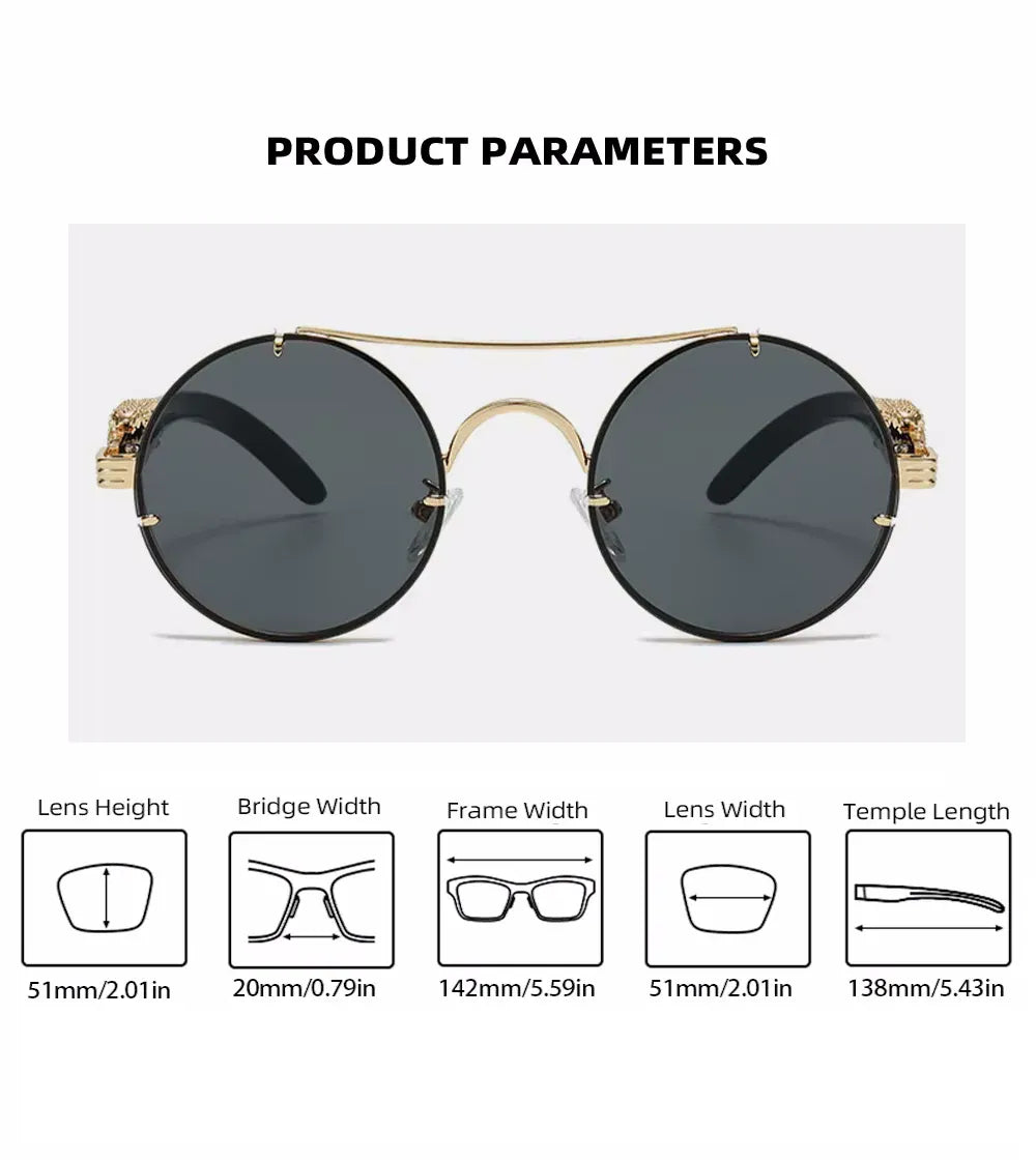 trendige-runde-retro-chic-sonnenbrille-brille-jlr-design-2 - JLR Design