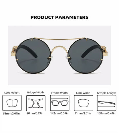 trendige-runde-retro-chic-sonnenbrille-brille-jlr-design-2 - JLR Design