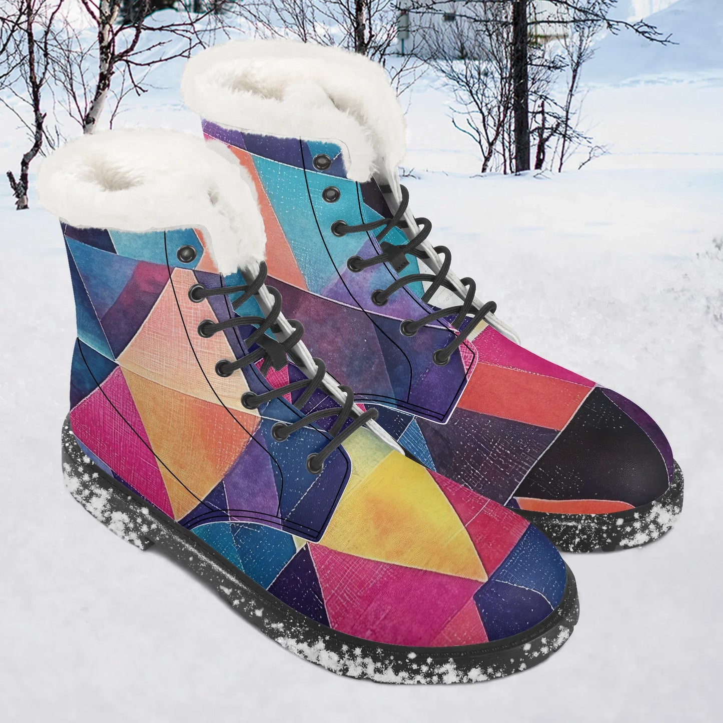 triangle-v1-faux-fur-leder-boots-boots-jlr-design-1 - JLR Design