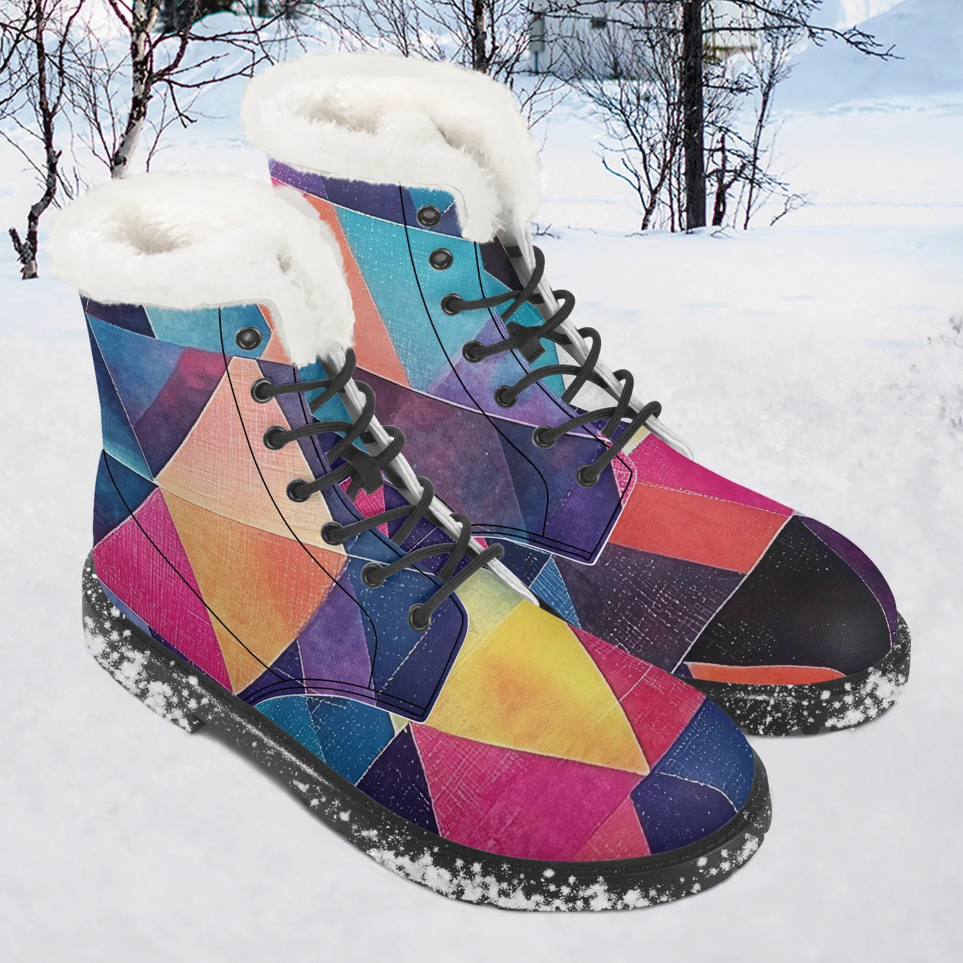 triangle-v1-faux-fur-leder-boots-boots-jlr-design-1 - JLR Design