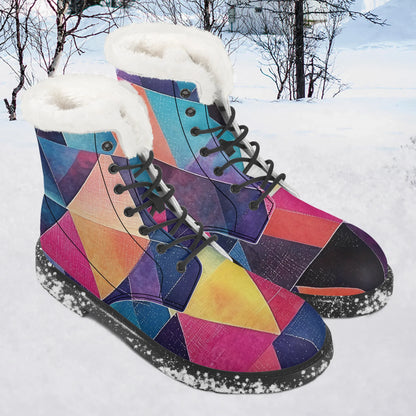 triangle-v1-faux-fur-leder-boots-boots-jlr-design-1 - JLR Design