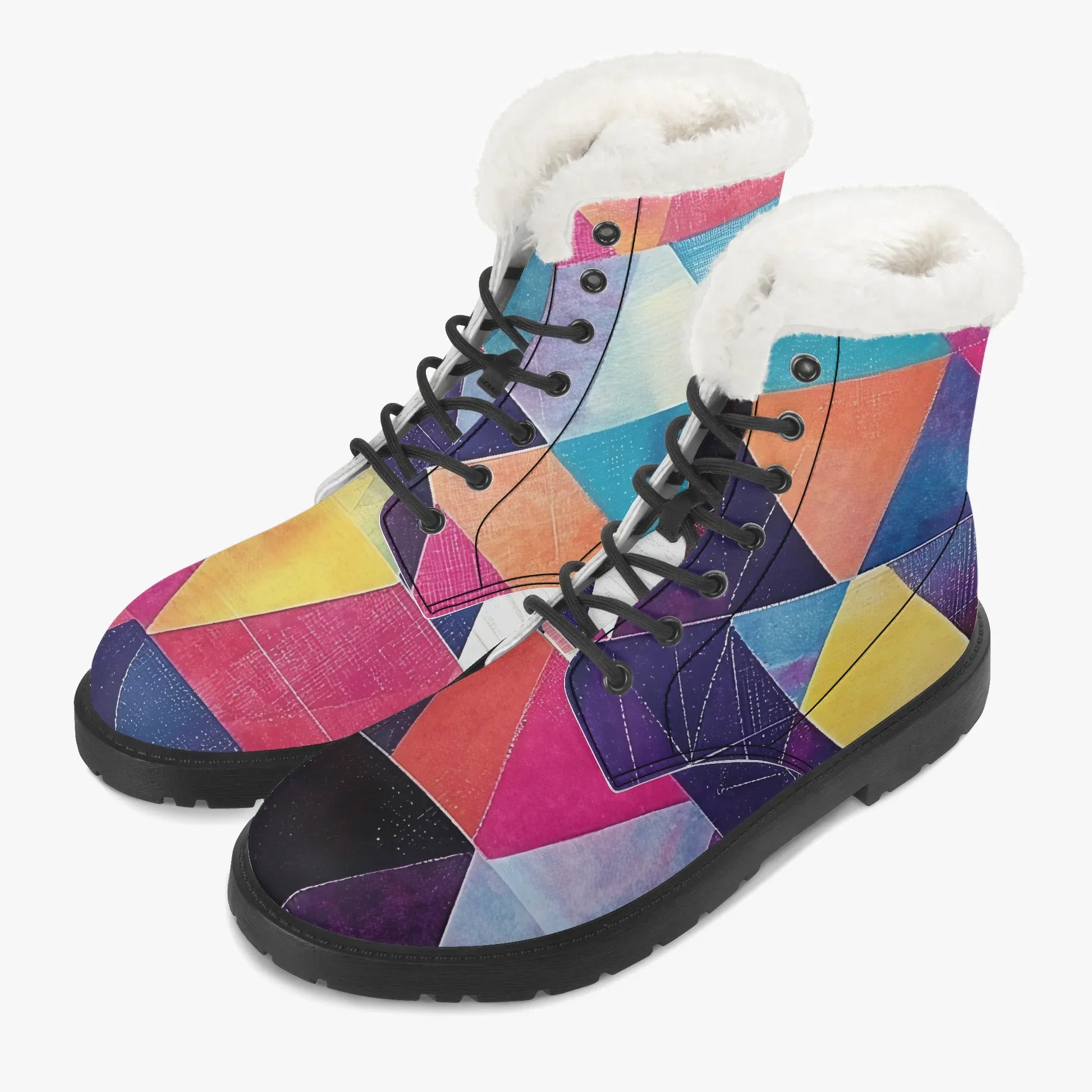 triangle-v1-faux-fur-leder-boots-boots-jlr-design-2 - JLR Design