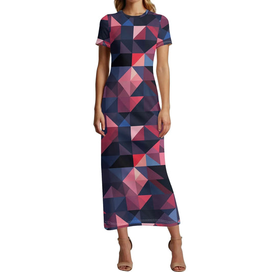 triangle-v1-short-sleeve-long-dress-long-dress-jlr-design-1 - JLR Design
