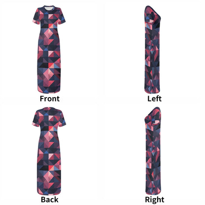 triangle-v1-short-sleeve-long-dress-long-dress-jlr-design-7 - JLR Design