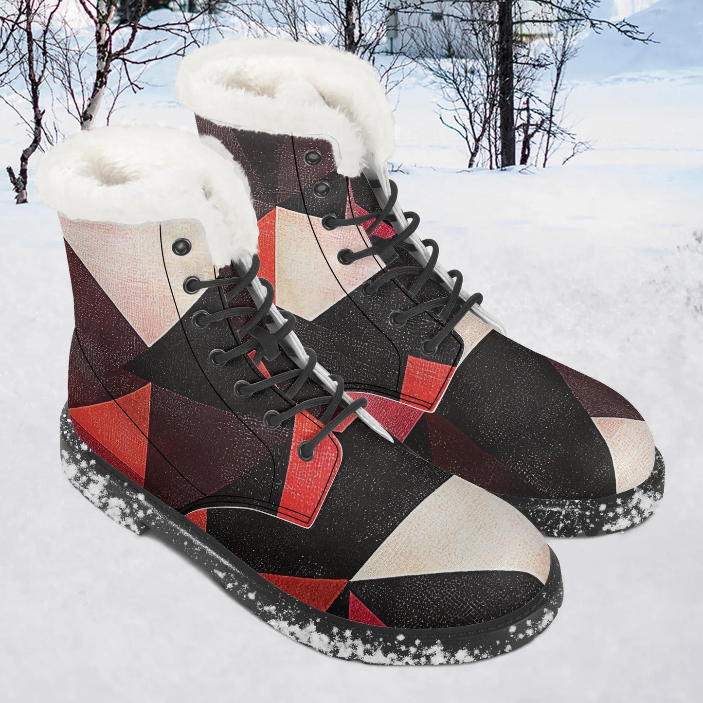 triangle-v2-faux-fur-leder-boots-boots-jlr-design-1 - JLR Design
