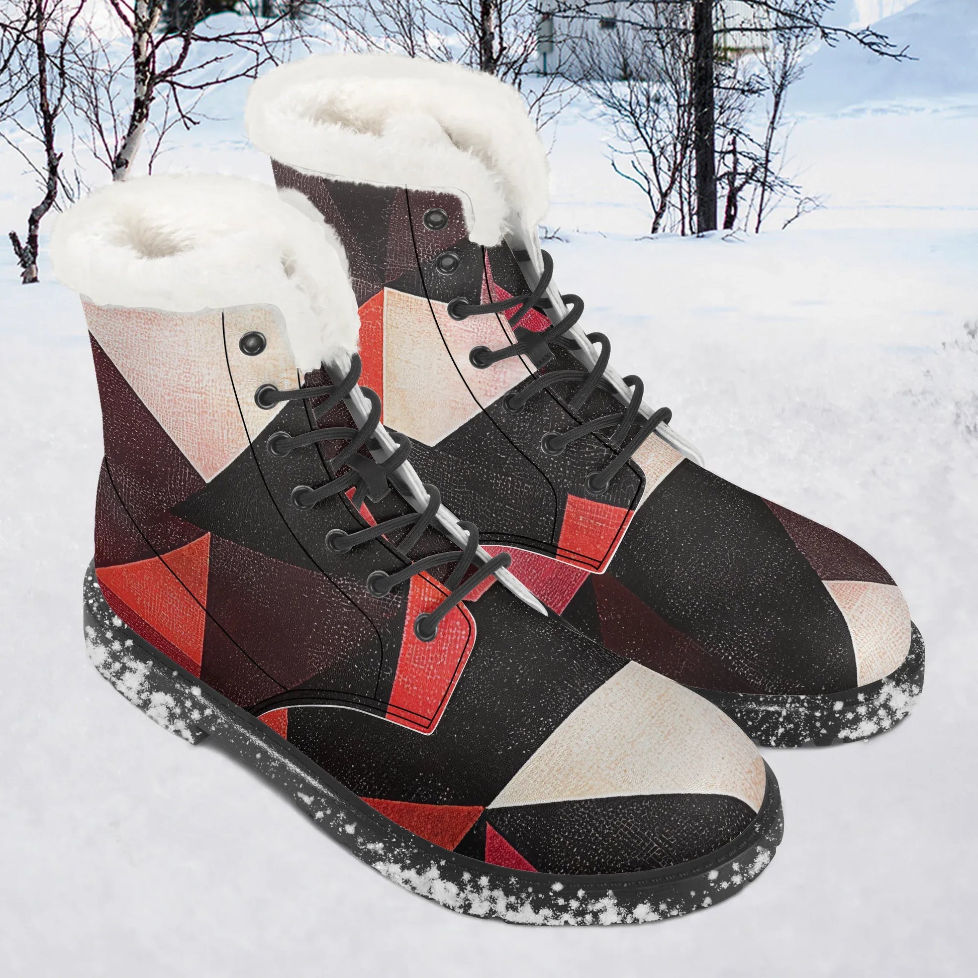 triangle-v2-faux-fur-leder-boots-boots-jlr-design-1 - JLR Design