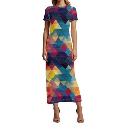triangle-v2-short-sleeve-long-dress-long-dress-jlr-design-1 - JLR Design