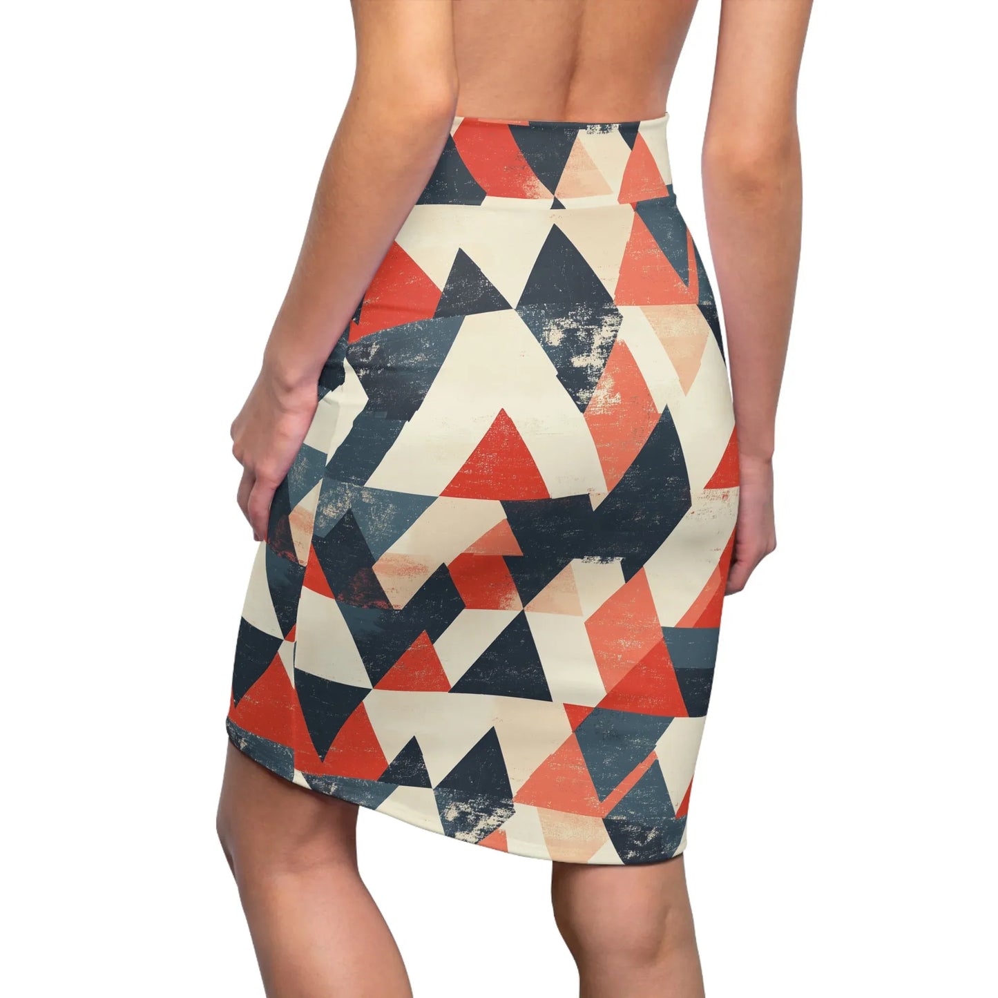 triangle-v3-bleistiftrock-fur-damen-eleganter-mid-waist-rock-mit-stretch-komfort-bleistiftrock-jlr-design-2 - JLR Design