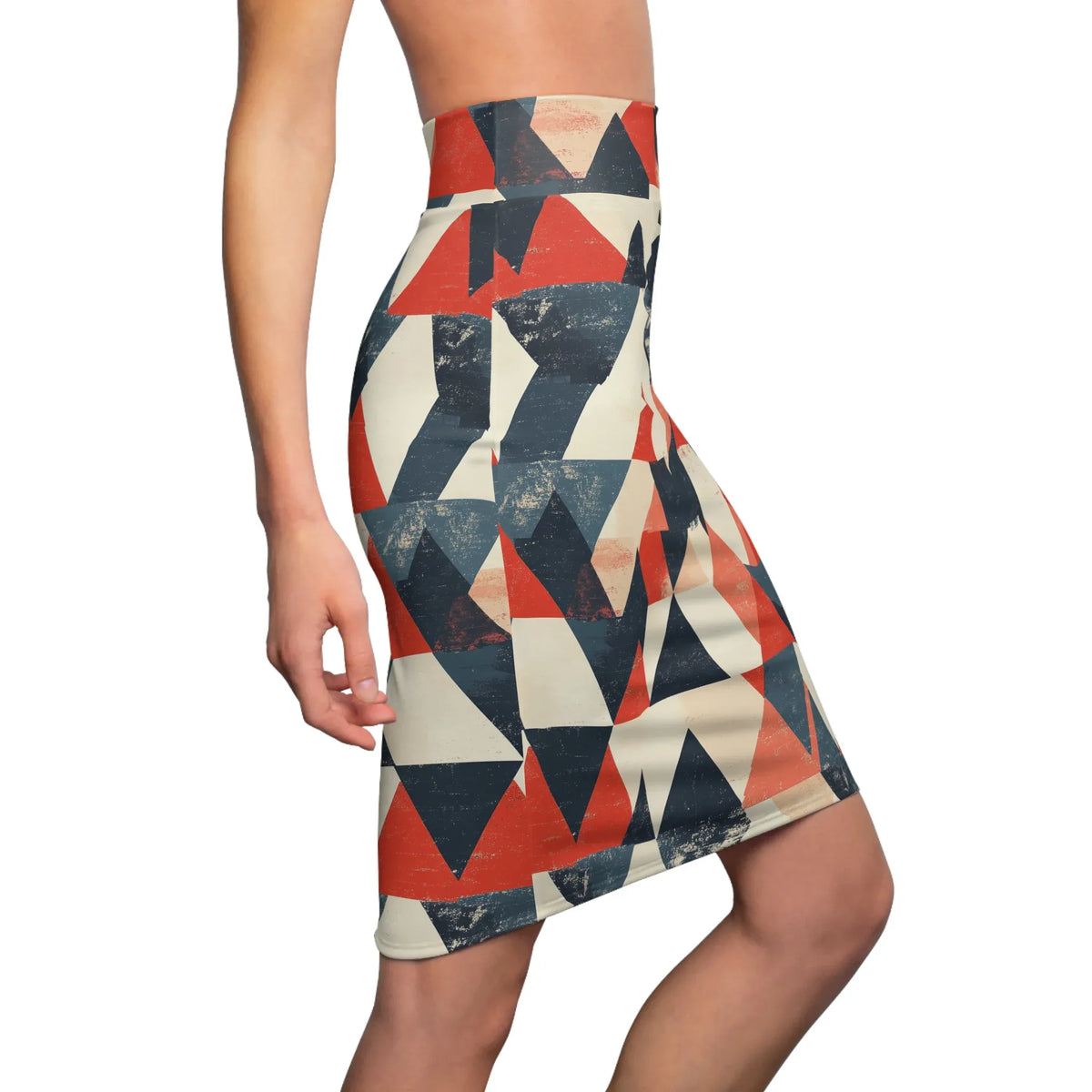 triangle-v3-bleistiftrock-fur-damen-eleganter-mid-waist-rock-mit-stretch-komfort-bleistiftrock-jlr-design-jlr-design-de-3 - JLR Design