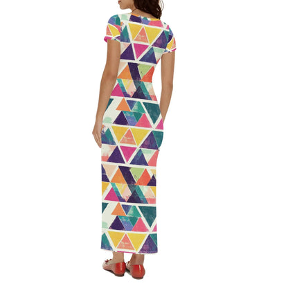 triangle-v3-short-sleeve-long-dress-long-dress-jlr-design-2 - JLR Design