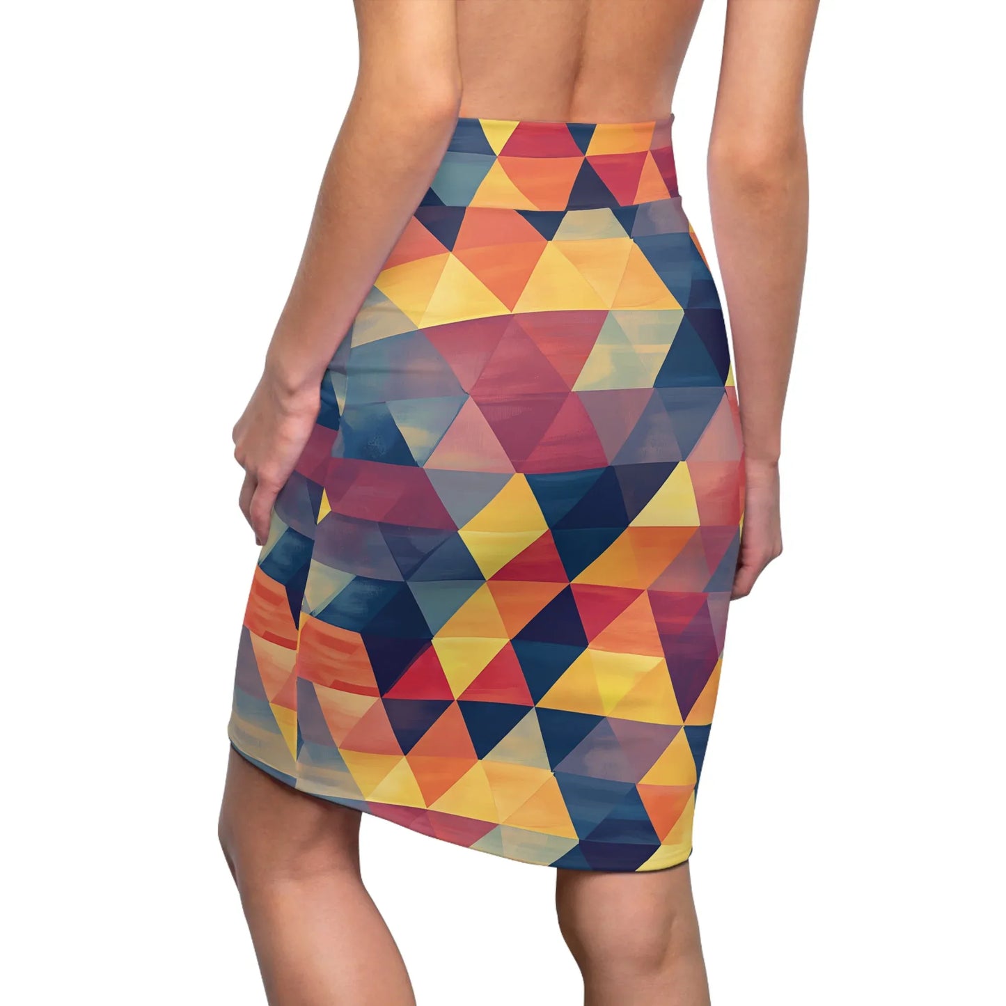 triangle-v4-bleistiftrock-fur-damen-eleganter-mid-waist-rock-mit-stretch-komfort-bleistiftrock-jlr-design-2 - JLR Design