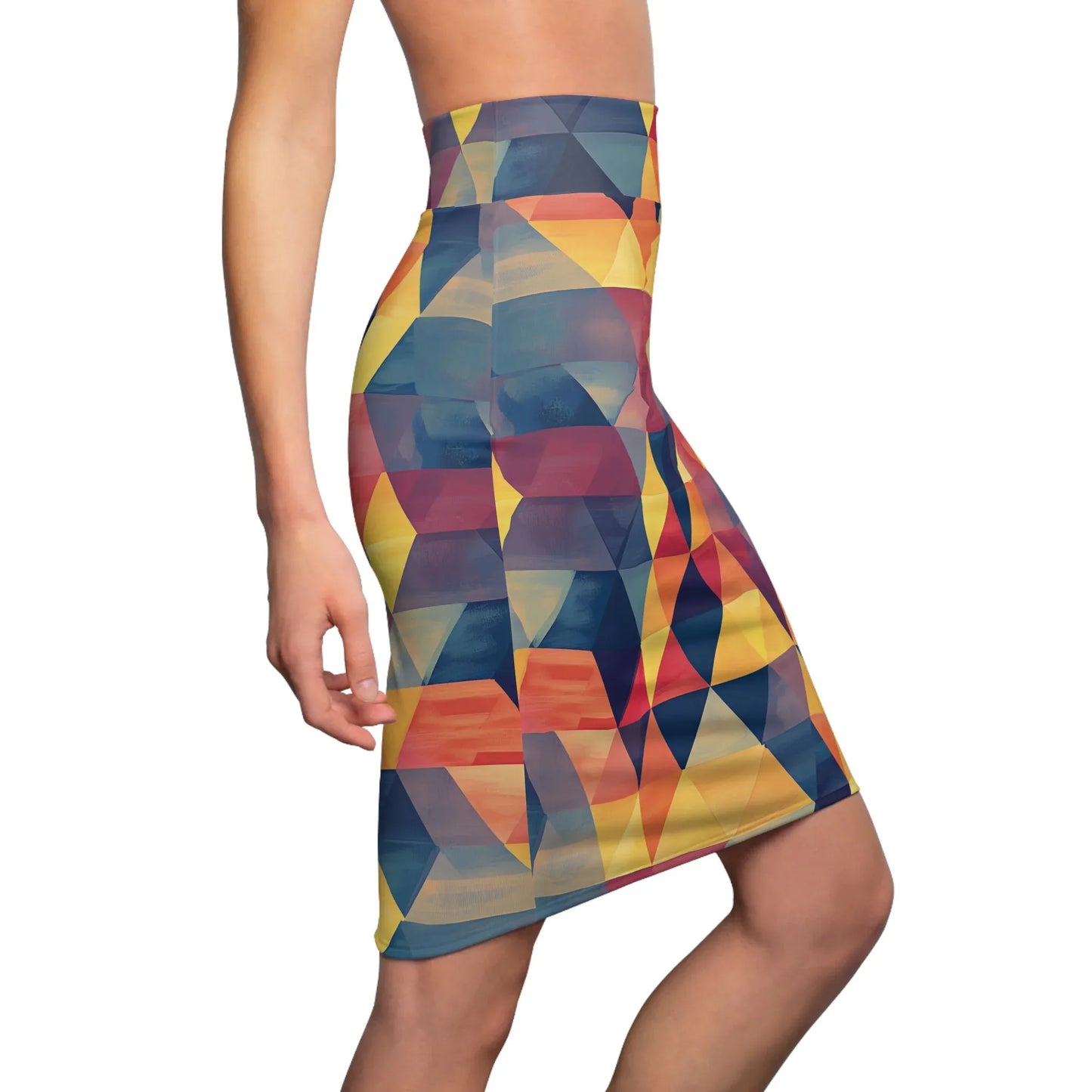 triangle-v4-bleistiftrock-fur-damen-eleganter-mid-waist-rock-mit-stretch-komfort-bleistiftrock-jlr-design-3 - JLR Design