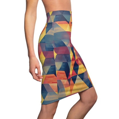 triangle-v4-bleistiftrock-fur-damen-eleganter-mid-waist-rock-mit-stretch-komfort-bleistiftrock-jlr-design-3 - JLR Design