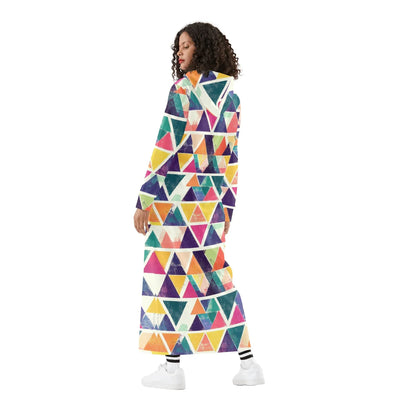 triangle-v4-damen-maxi-hoodiekleid-knochellanges-kapuzenkleid-aus-weich-angerautem-fleece-hoodiekleid-jlr-design-2 - JLR Design