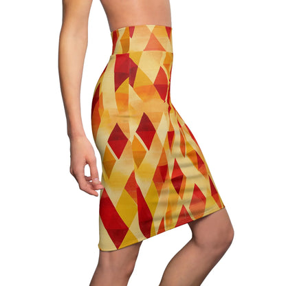 triangle-v5-bleistiftrock-fur-damen-eleganter-mid-waist-rock-mit-stretch-komfort-bleistiftrock-jlr-design-3 - JLR Design