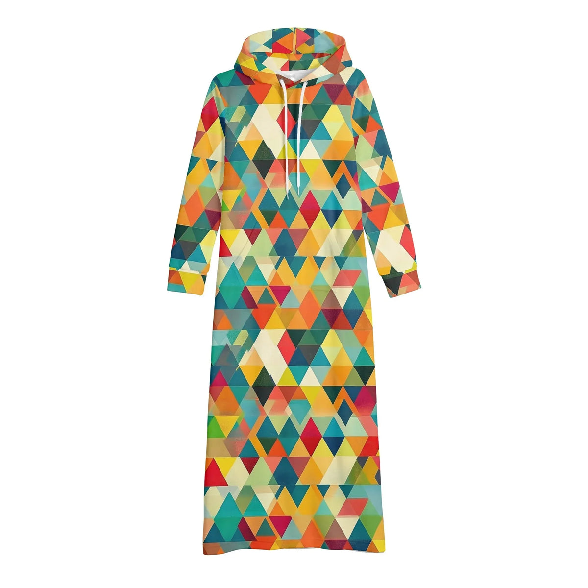 triangle-v5-damen-maxi-hoodiekleid-knochellanges-kapuzenkleid-aus-weich-angerautem-fleece-hoodiekleid-jlr-design-jlr-design-de-4 - JLR Design