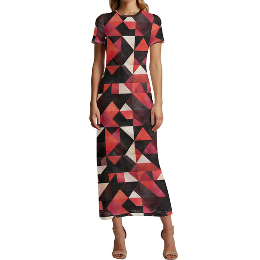 triangle-v6-short-sleeve-long-dress-long-dress-jlr-design-1 - JLR Design
