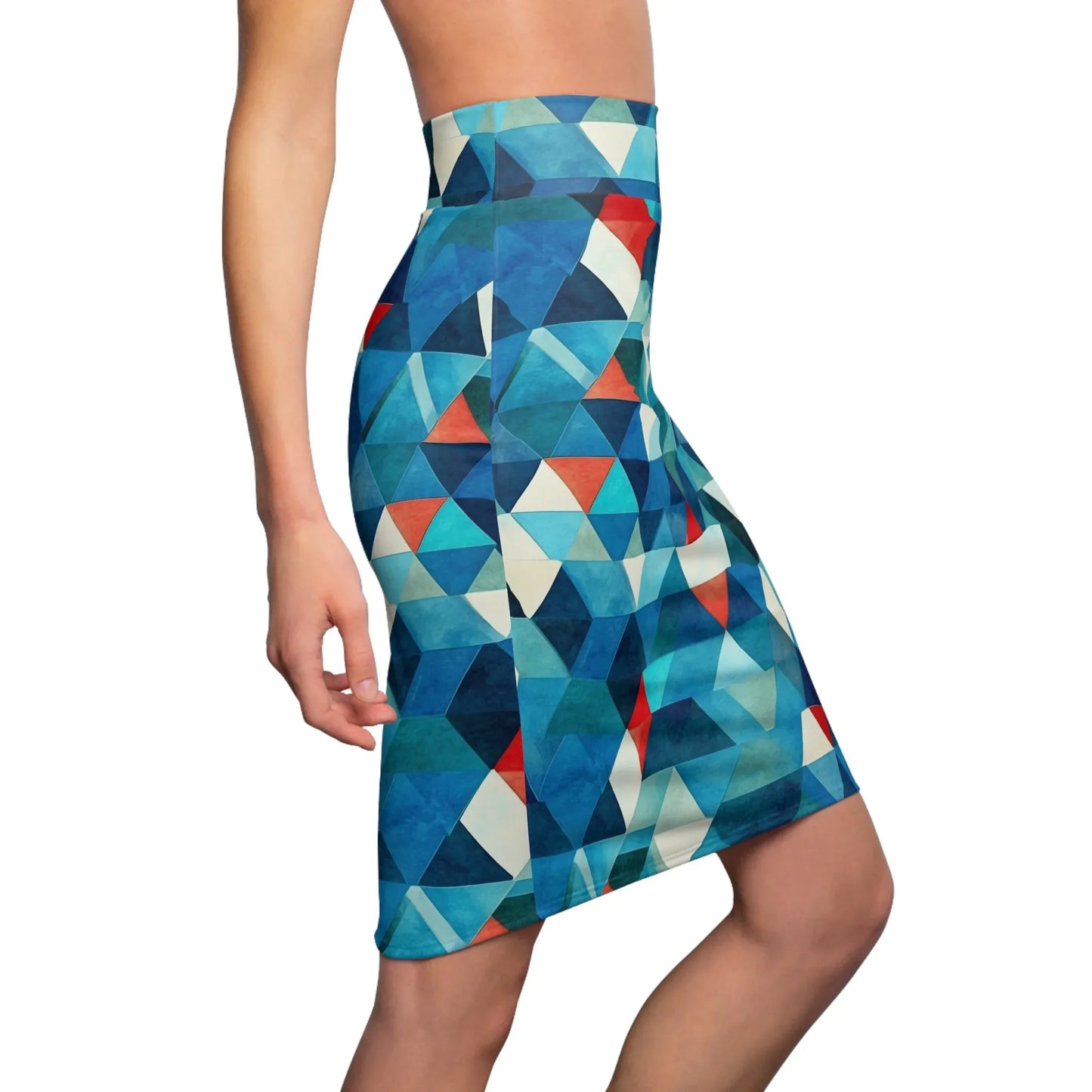 triangle-v7-bleistiftrock-fur-damen-eleganter-mid-waist-rock-mit-stretch-komfort-bleistiftrock-jlr-design-3 - JLR Design
