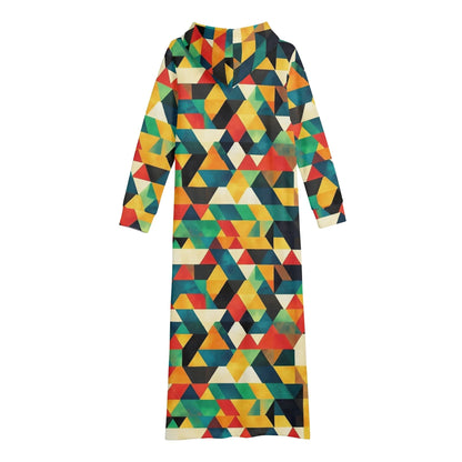 triangle-v7-damen-maxi-hoodiekleid-knochellanges-kapuzenkleid-aus-weich-angerautem-fleece-hoodiekleid-jlr-design-5 - JLR Design