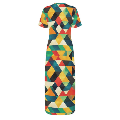 triangle-v7-short-sleeve-long-dress-long-dress-jlr-design-4 - JLR Design
