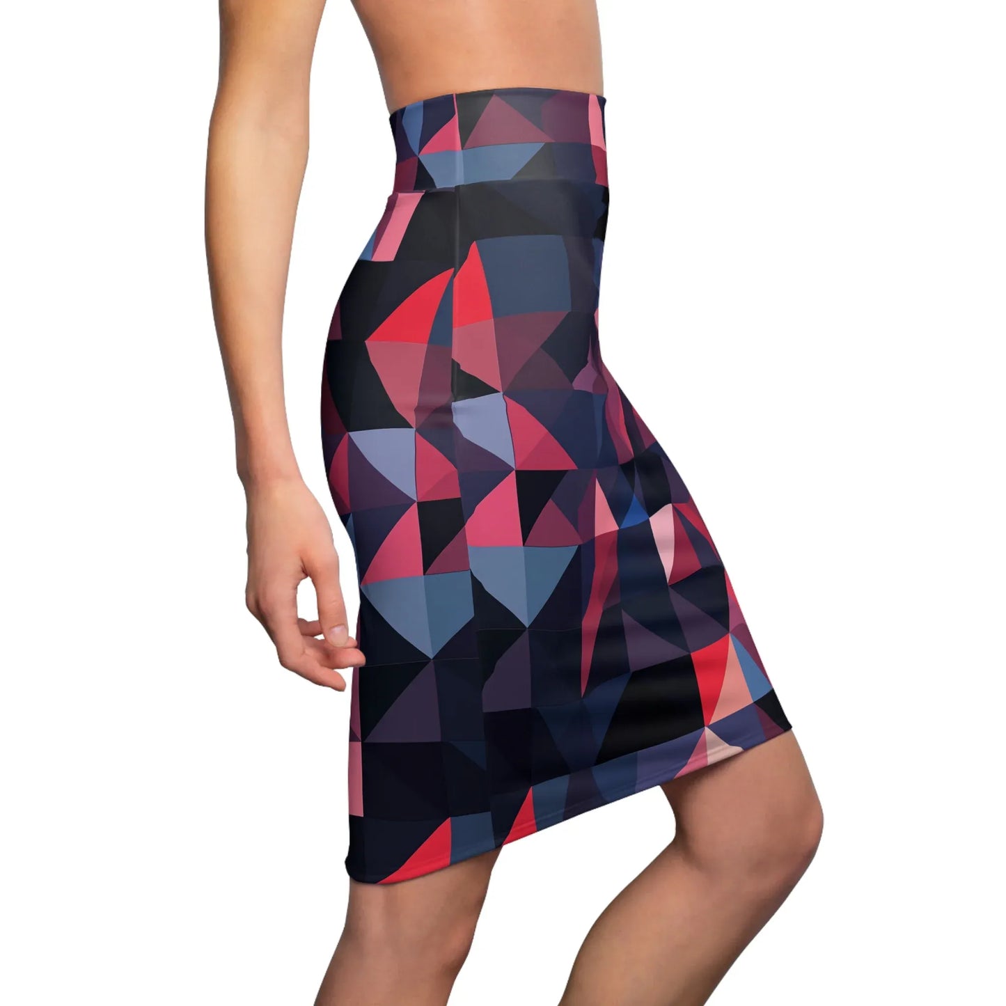 triangle-v8-bleistiftrock-fur-damen-eleganter-mid-waist-rock-mit-stretch-komfort-bleistiftrock-jlr-design-3 - JLR Design