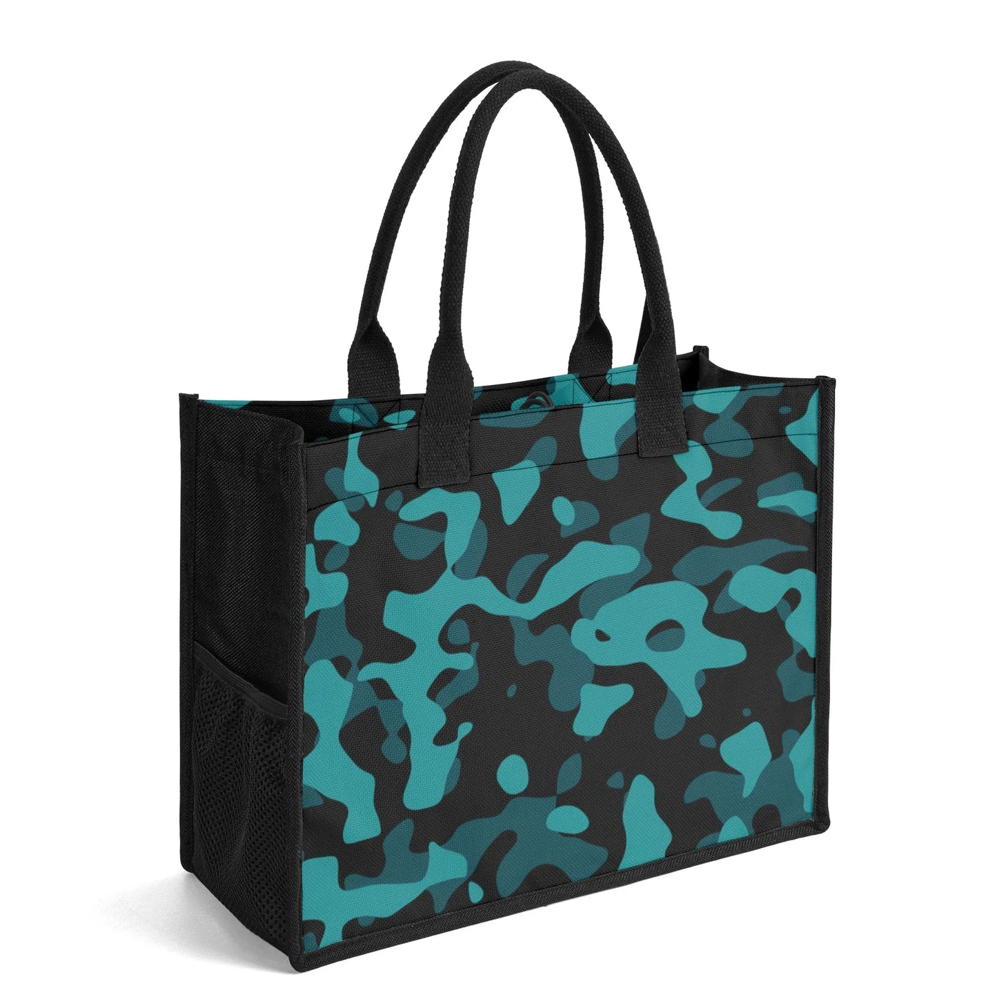 turkis-camouflage-canvas-shopper-tasche-einkaufstasche-jlr-design-4 - JLR Design