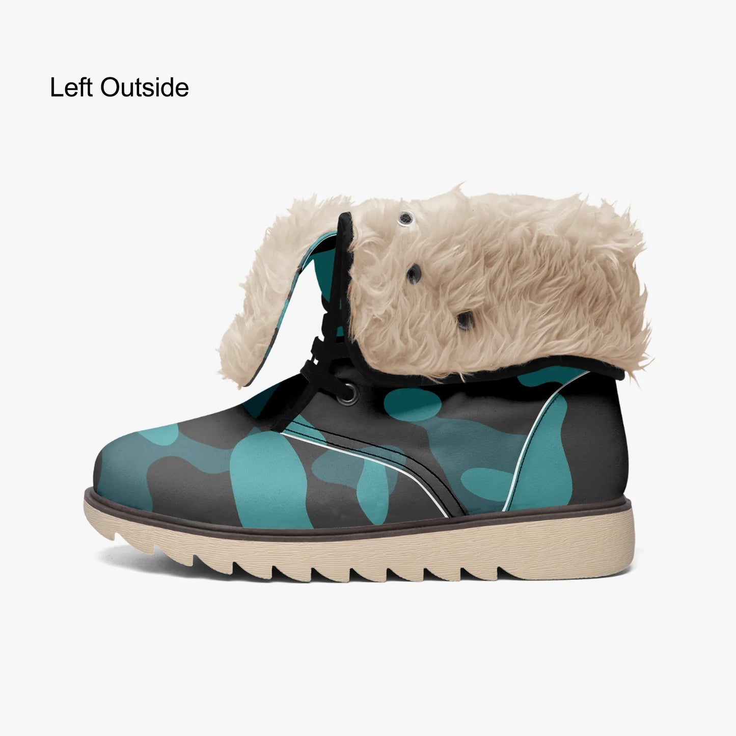turkis-camouflage-chic-boots-mit-pluschfutter-stiefel-jlr-design-5 - JLR Design