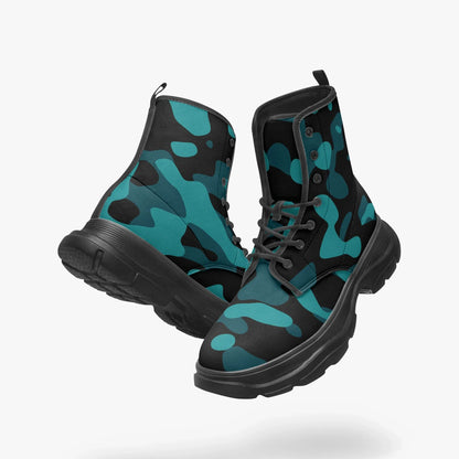 turkis-camouflage-leather-chunky-boots-boots-jlr-design-1 - JLR Design