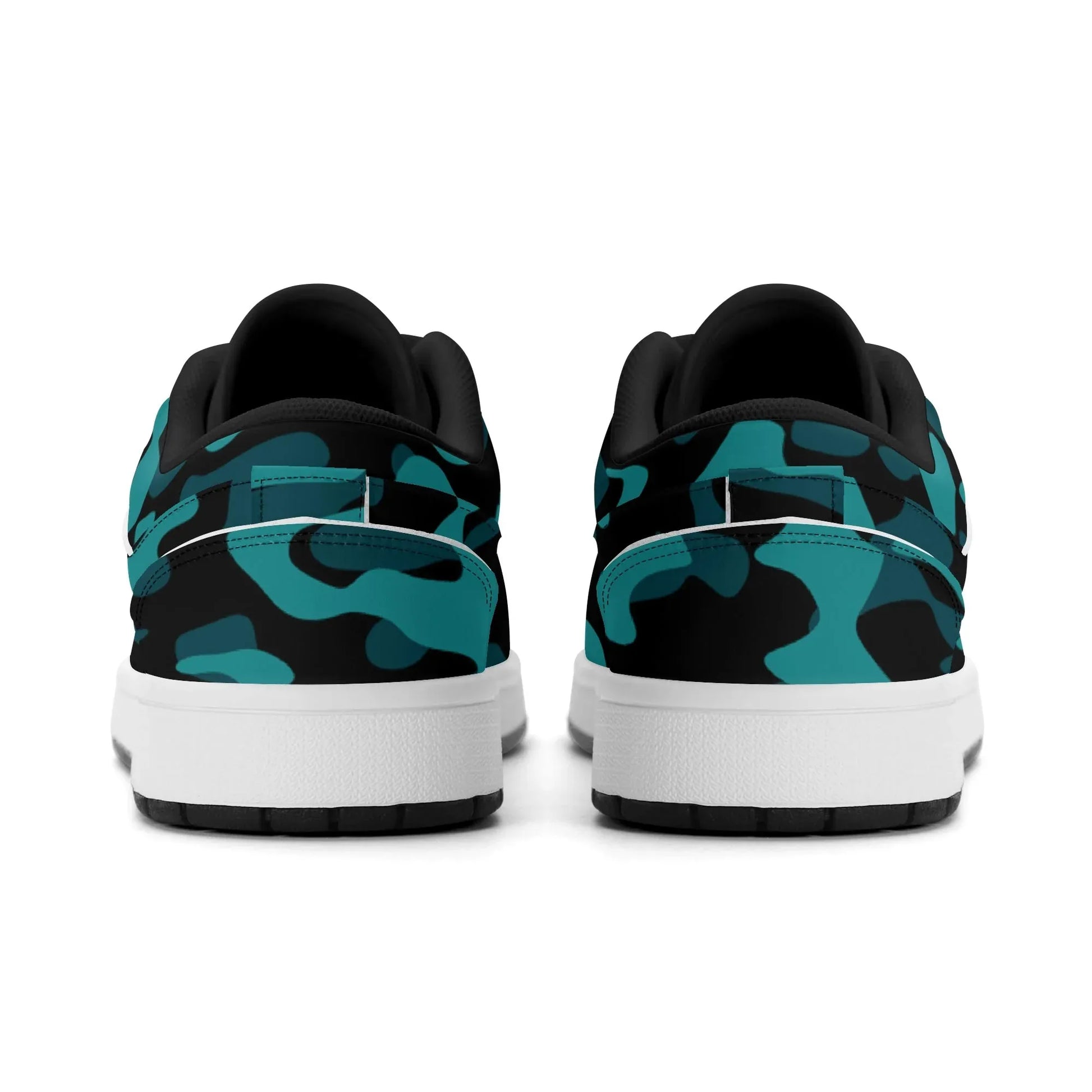turkis-camouflage-low-top-leder-sneaker-fur-damen-sneaker-jlr-design-13 - JLR Design