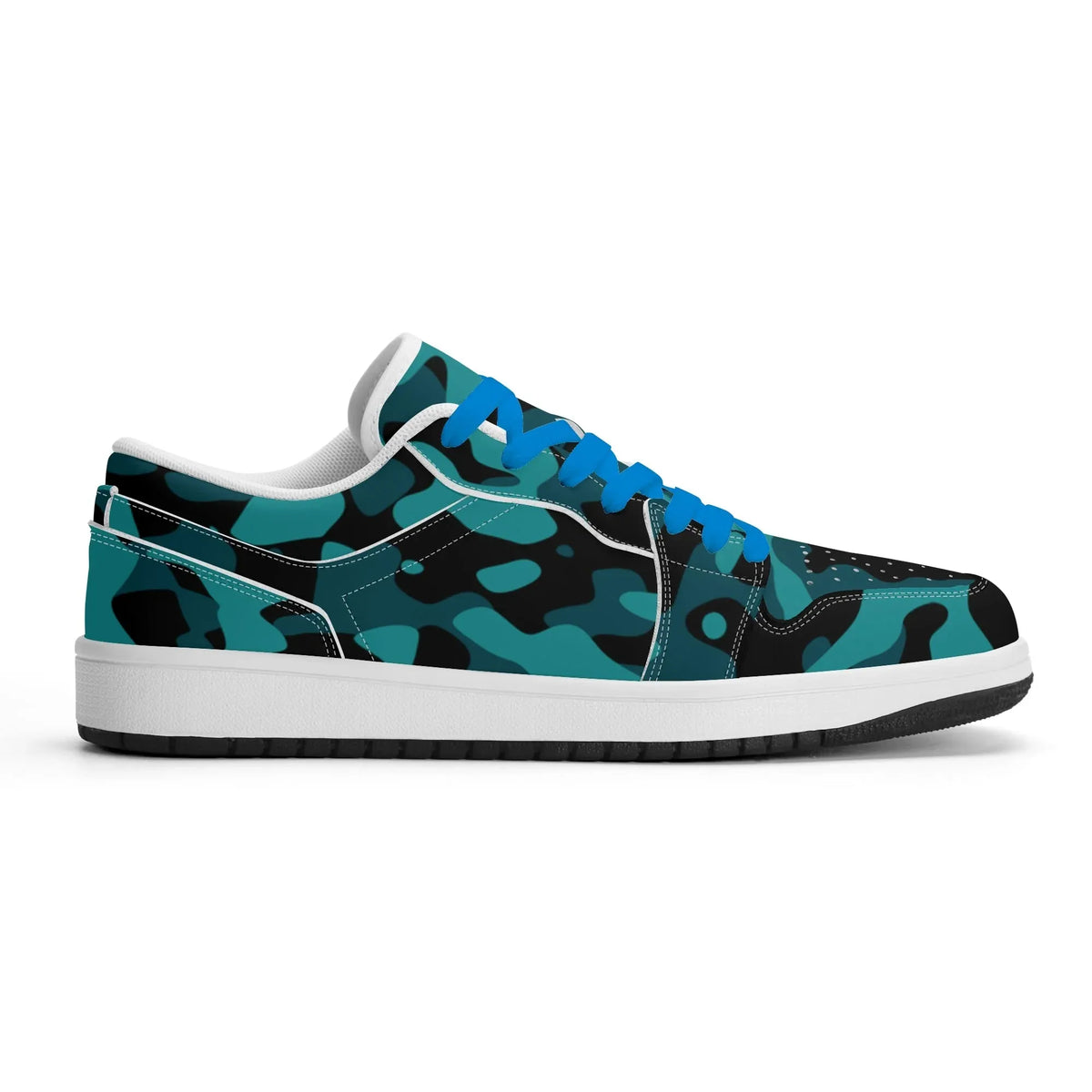 turkis-camouflage-low-top-leder-sneaker-fur-damen-sneaker-jlr-design-jlr-design-de-5 - JLR Design