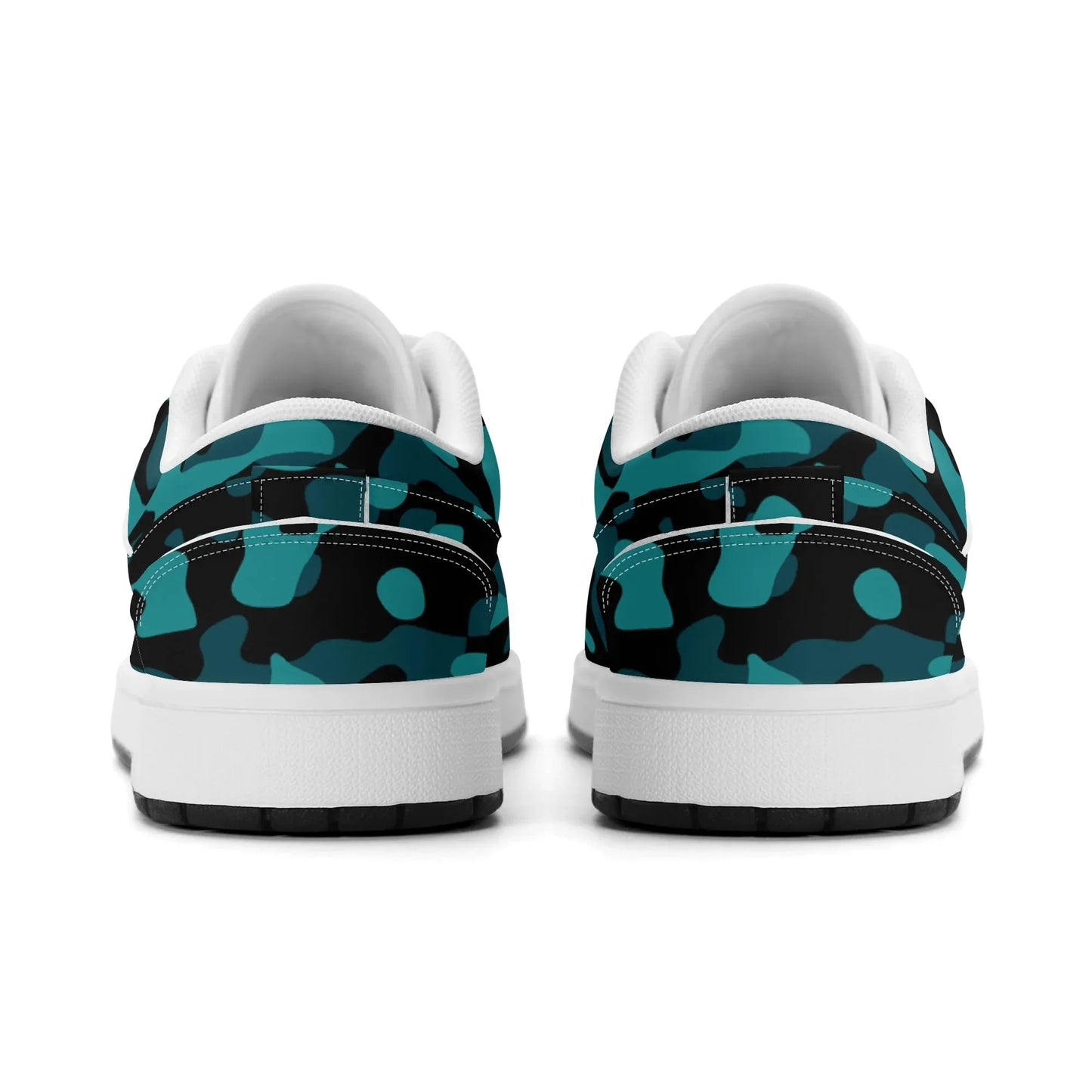 turkis-camouflage-low-top-leder-sneaker-fur-herren-sneaker-jlr-design-6 - JLR Design