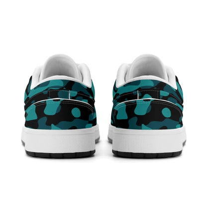 turkis-camouflage-low-top-leder-sneaker-fur-herren-sneaker-jlr-design-6 - JLR Design