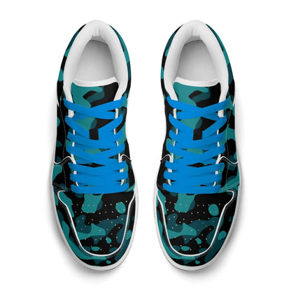turkis-camouflage-low-top-leder-sneaker-fur-herren-sneaker-jlr-design-7 - JLR Design