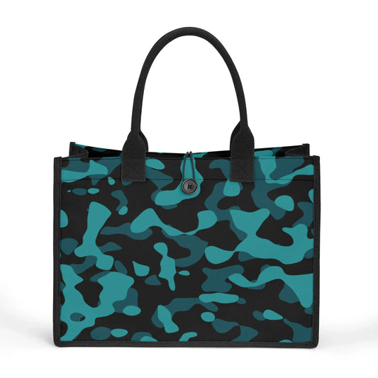 turkis-camouflage-premium-canvas-shopper-tasche-tragetasche-jlr-design-1 - JLR Design