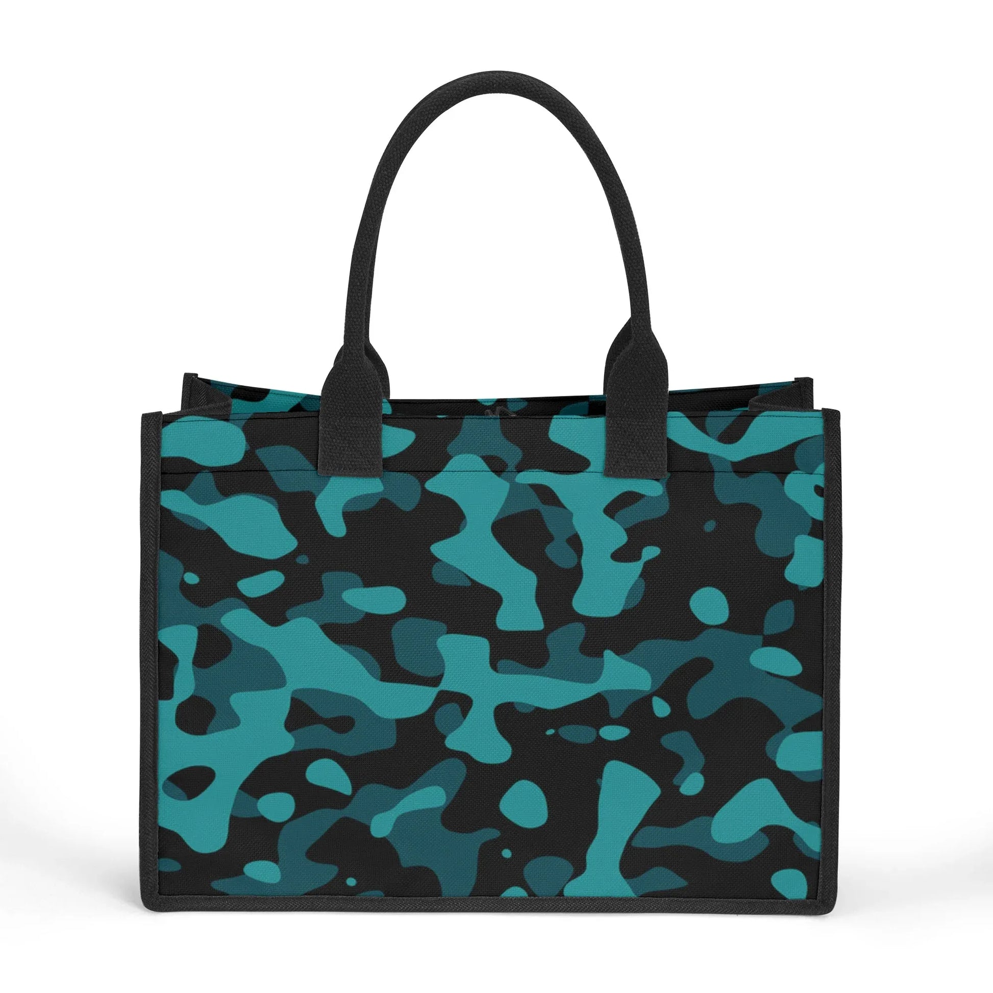 turkis-camouflage-premium-canvas-shopper-tasche-tragetasche-jlr-design-2 - JLR Design