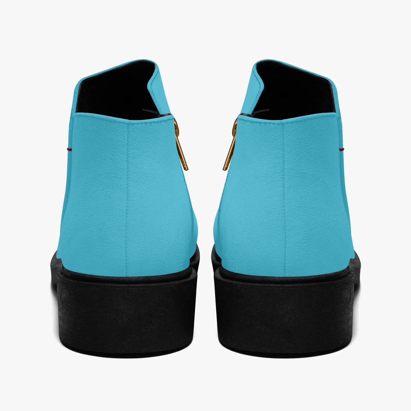 turkise-elegante-reissverschluss-stiefeletten-stiefeletten-jlr-design-2 - JLR Design