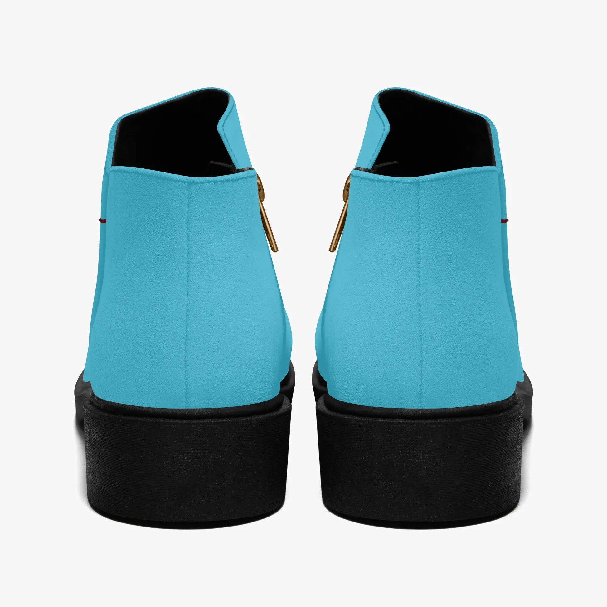 turkise-elegante-reissverschluss-stiefeletten-stiefeletten-jlr-design-2 - JLR Design