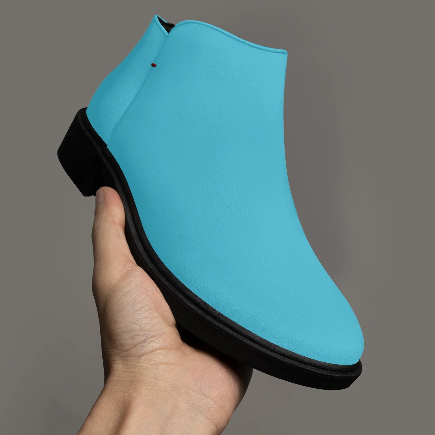 turkise-elegante-reissverschluss-stiefeletten-stiefeletten-jlr-design-3 - JLR Design