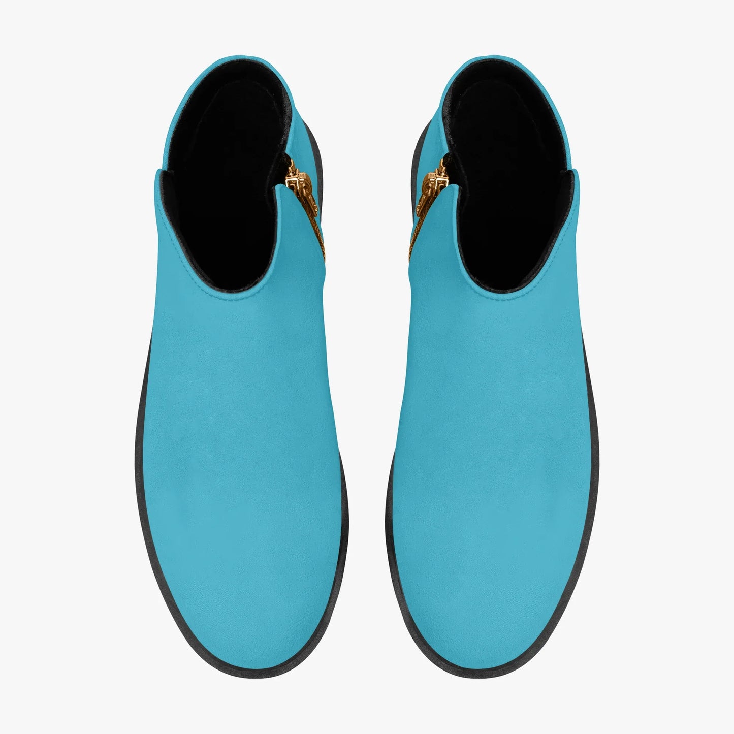 turkise-elegante-reissverschluss-stiefeletten-stiefeletten-jlr-design-7 - JLR Design