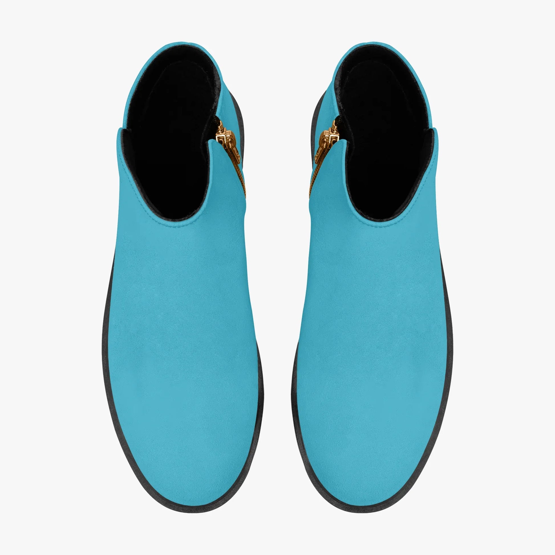 turkise-elegante-reissverschluss-stiefeletten-stiefeletten-jlr-design-7 - JLR Design