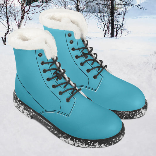 turkise-faux-fur-leder-boots-boots-jlr-design-1 - JLR Design