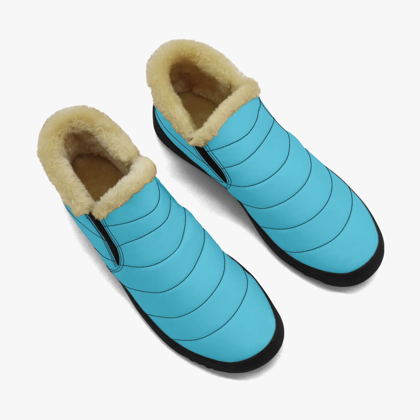 turkise-faux-fur-slipper-slipper-jlr-design-2 - JLR Design